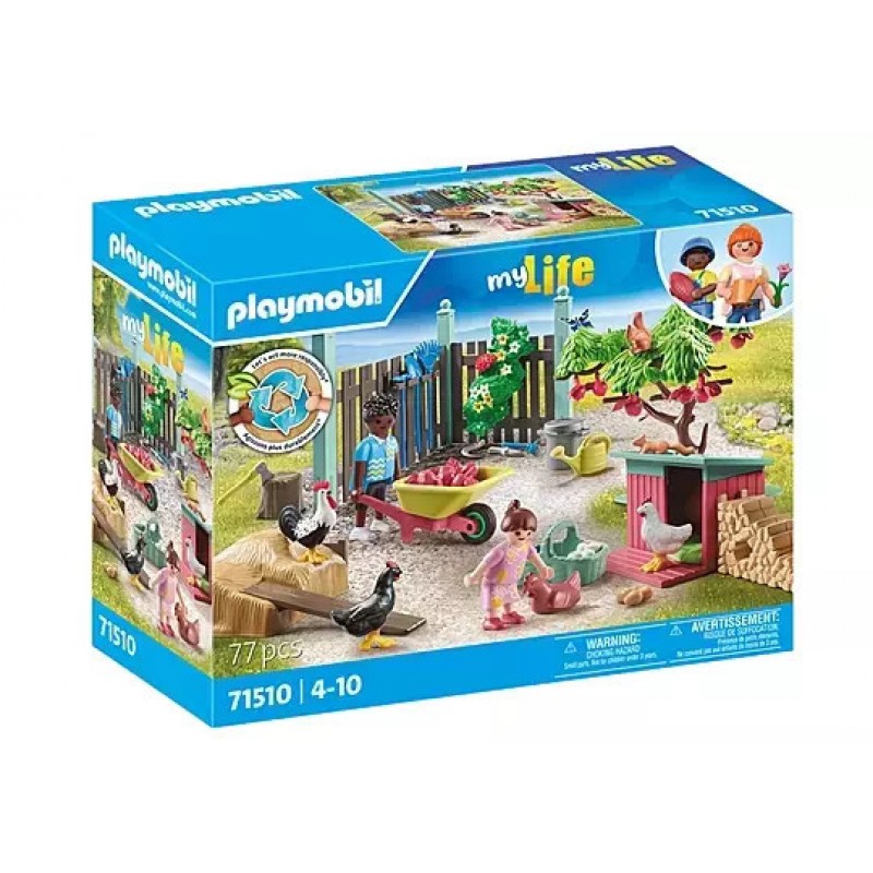 Κήπος Εξοχικού Σπιτιού Με Κοτέτσι 71510 Playmobil
