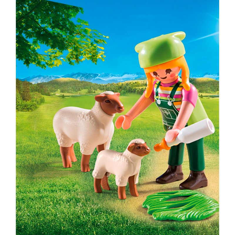 Αγρότισσα Με Προβατάκια 9356