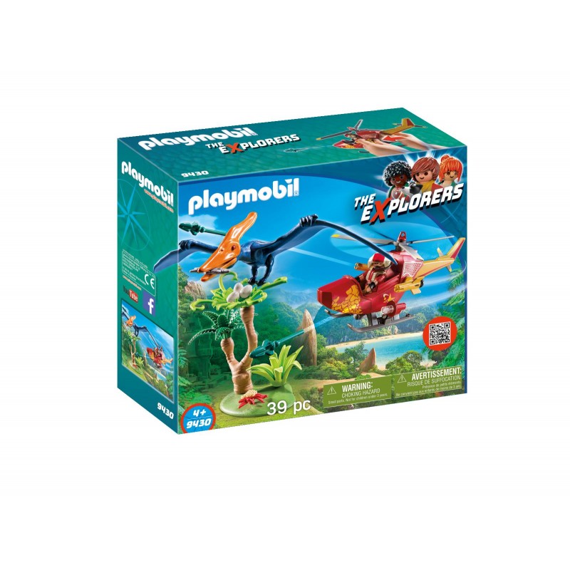 Ελικόπτερο Και Πτεροδάκτυλος 9430 Playmobil