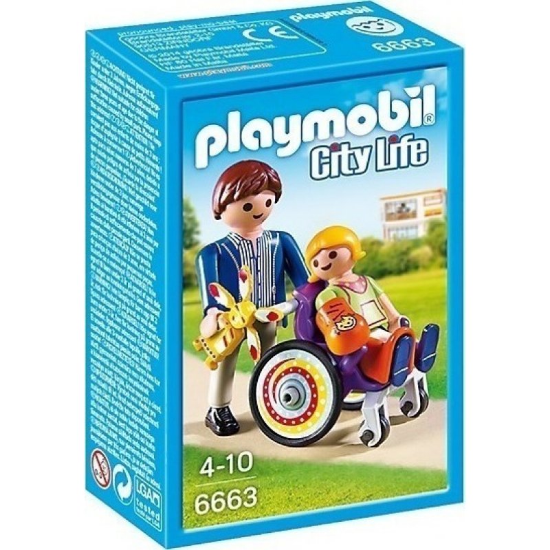 Παιδί Σε Νοσοκομειακό Καροτσάκι 6663 Playmobil