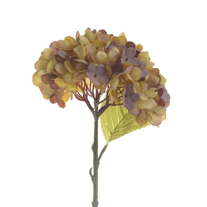 Λουλούδι/Μπουκέτο Πλαστικό/Υφασμάτινο Μωβ/Κίτρινο Υ35εκ