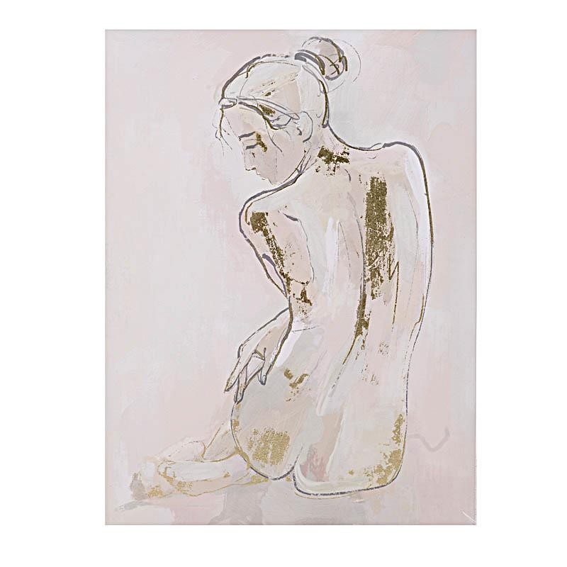 Πίνακας σε Καμβά "Γυναικεία Πλάτη" 60x4x80εκ