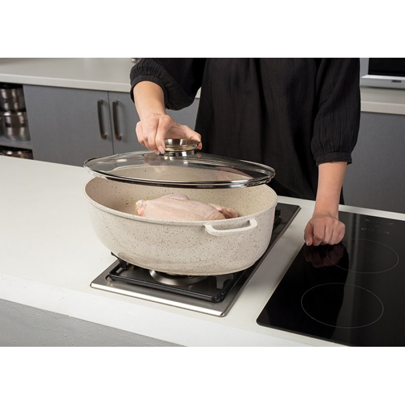 Πολυχρηστικό σκεύος μαγειρικής με κεραμική επίστρωση Y12.8x38x25cm