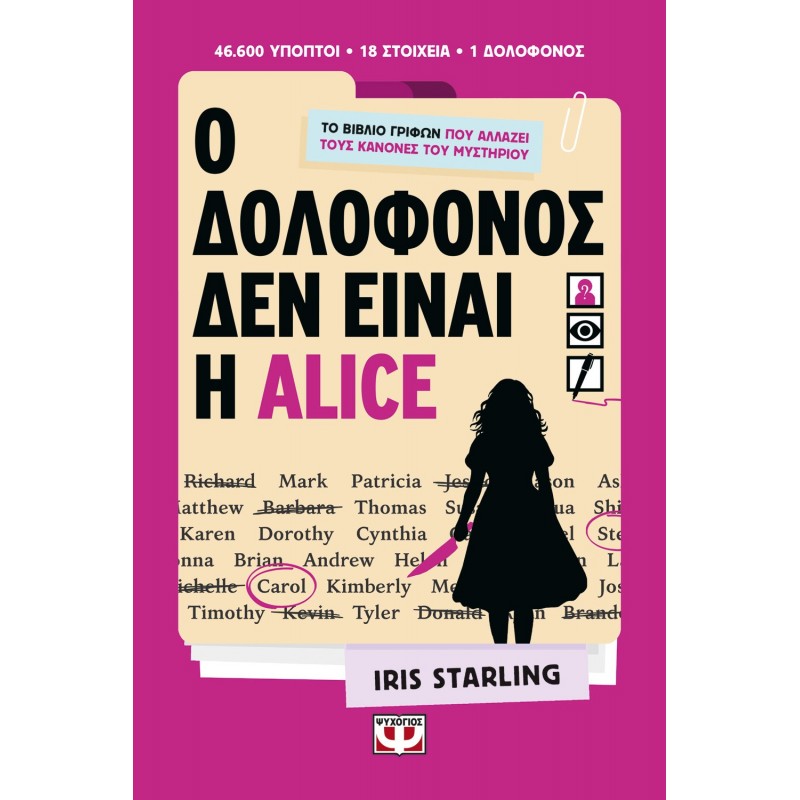 Ο Δολοφόνος Δεν Είναι Η Alice |Iris Starling