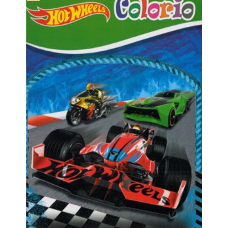 Βιβλίο Ζωγραφικής - Hot Wheels Colorio | Pyramida