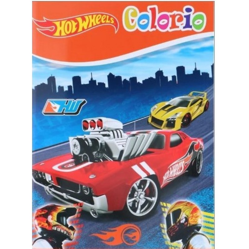 Hot Wheels: Colorio 4 - Βιβλίο Ζωγραφικής | Πυραμίδα