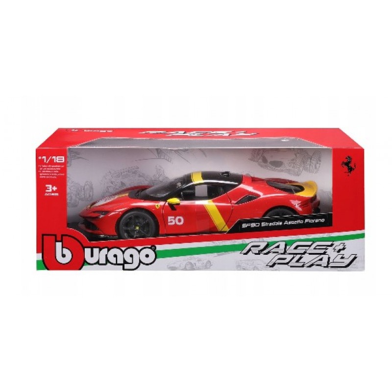 Μινιατούρα Ferrari SF90 Stradale Asseto Fiorano 1/18 Bburago 