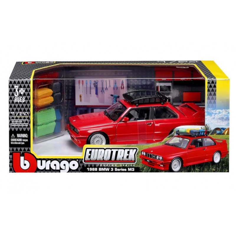 Μινιατούρα BMW M3 1988 Mε Μπαγκαζιέρα 1/24 Bburago 