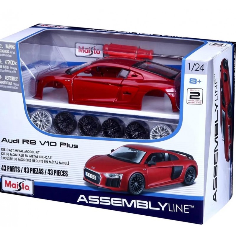 Αυτοκίνητο Μινιατούρα 1:24 Assembly Line Audi R8 V10 Maisto 