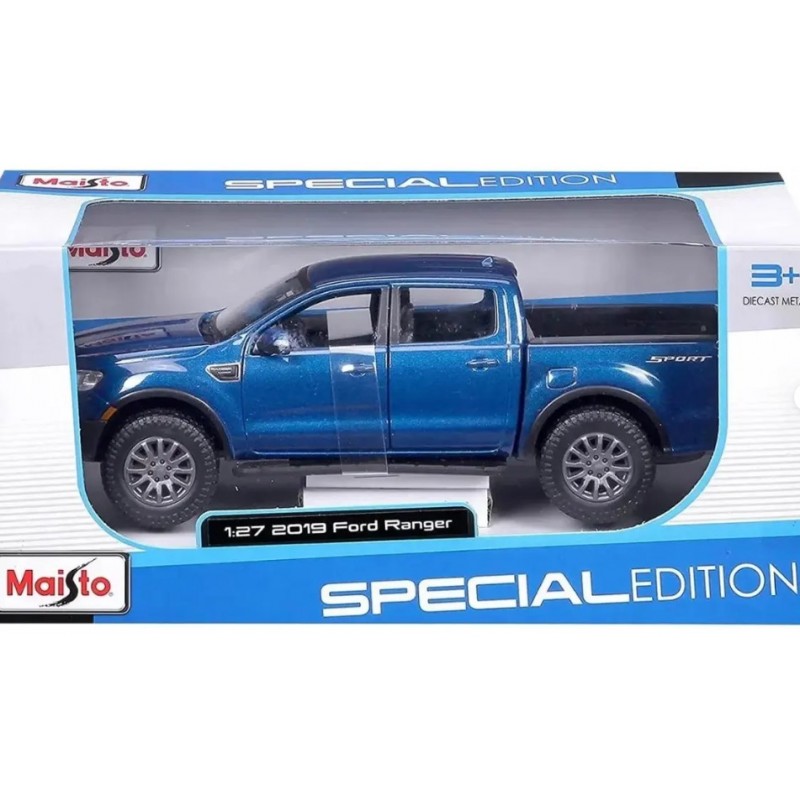 Μινιατούρα Ford Ranger 2019 Blue 1/27 Maisto 