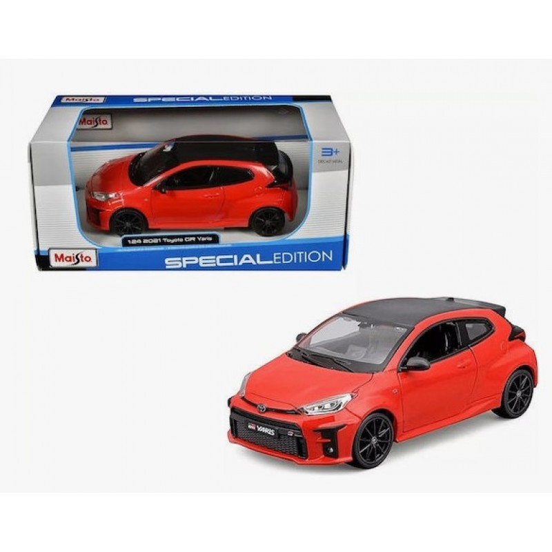 Αυτοκινητάκι Toyota Gr Yaris 2021 - Red 1:24 Maisto
