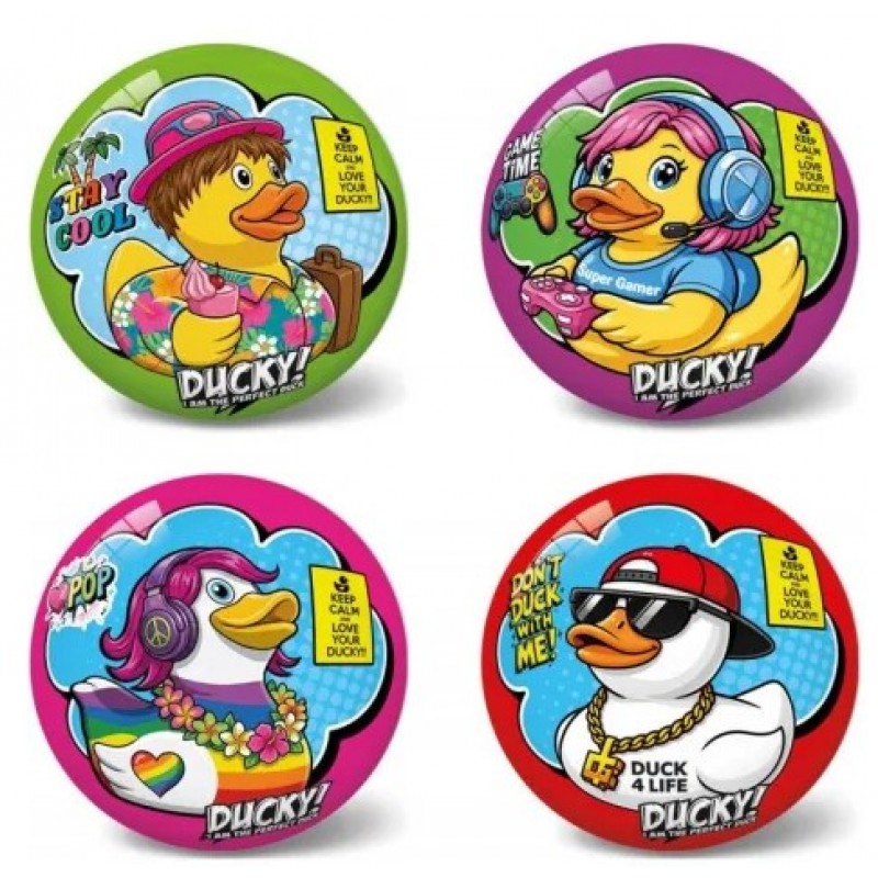 Μπάλα Ducky Stay Cool 11Εκ Σε 4 Σχέδια 1Τμχ Star 