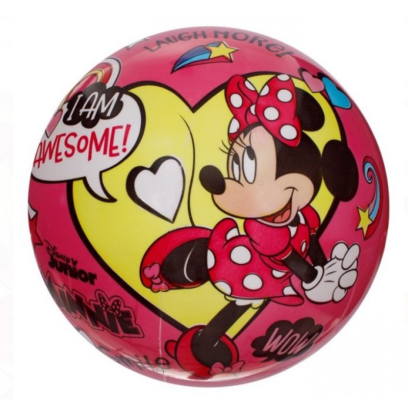 Μπάλα Πλαστική Χρωματιστή Minnie 23cm Star 