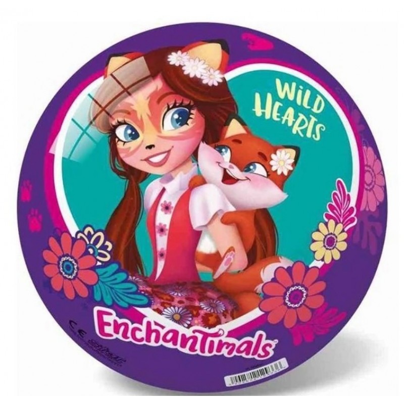 Μπάλα Πλαστική Enchantimals 14Εκ Star 