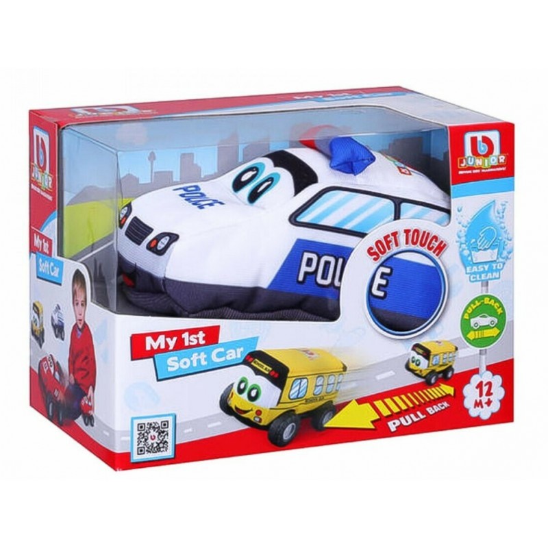 Όχημα Μy 1st Soft Car Police Car Από Ύφασμα Για 12+ Μηνών Burago 