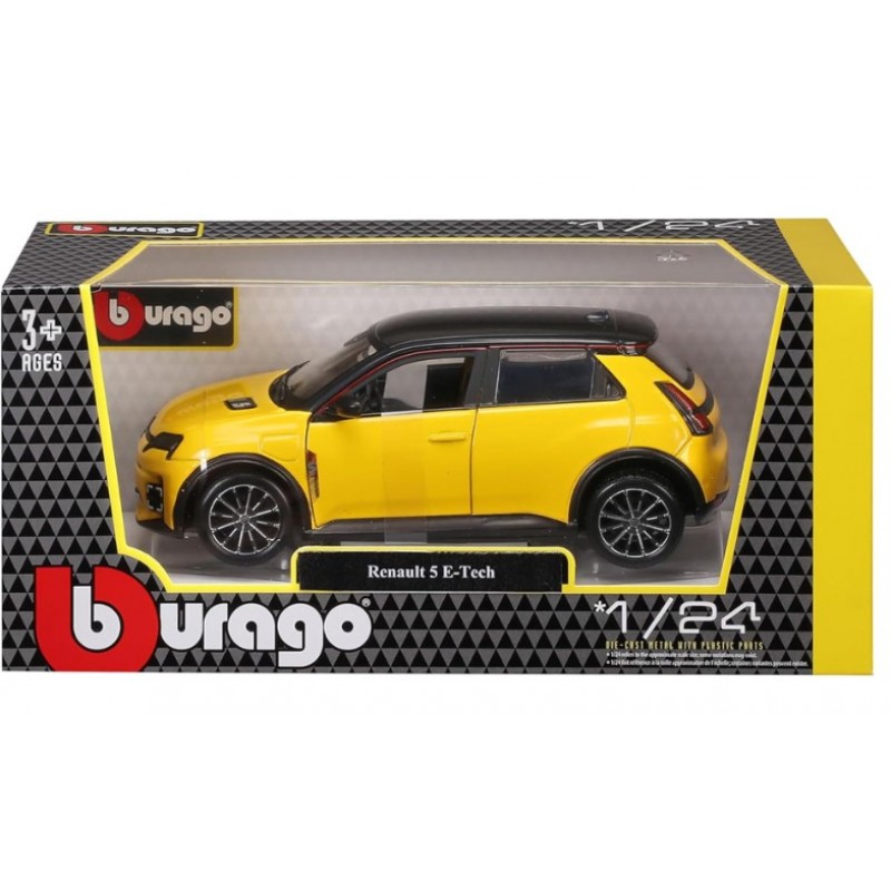 Μινιατούρα Renault 5 E-Tech Κίτρινο Bburago 