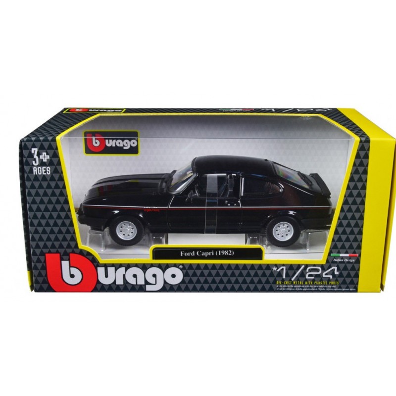 Μεταλλικό Αυτοκίνητο Race 1:24 Official Ford Capri 1982 Black Bburago 