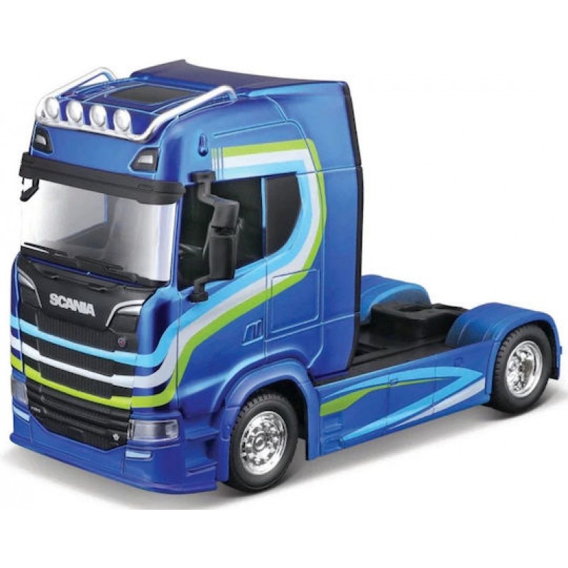 Bburago Street Fire Haulers Custom Cabs Scania 770s Φορτηγό Blue 1:43 για 3+ Ετών