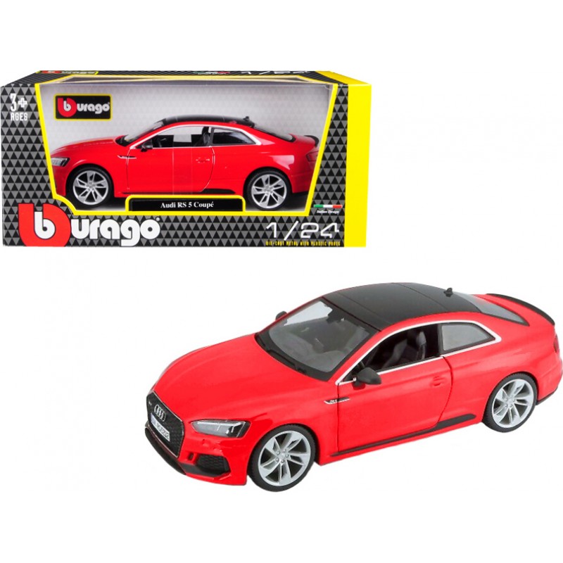 Αυτοκινητάκι Μεταλλικό 1/24 Audi RS 5 Coupe 2019 Κόκκινο Burago