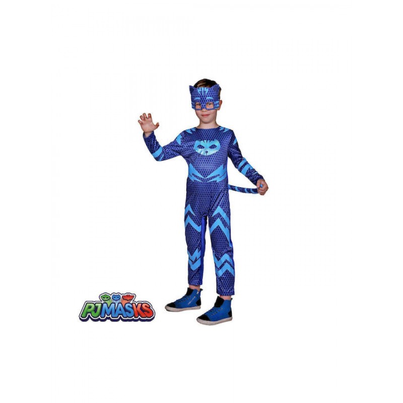 Αποκριάτικη Στολή Παιδική Pj Mask Cat Boy Μπλε 11785