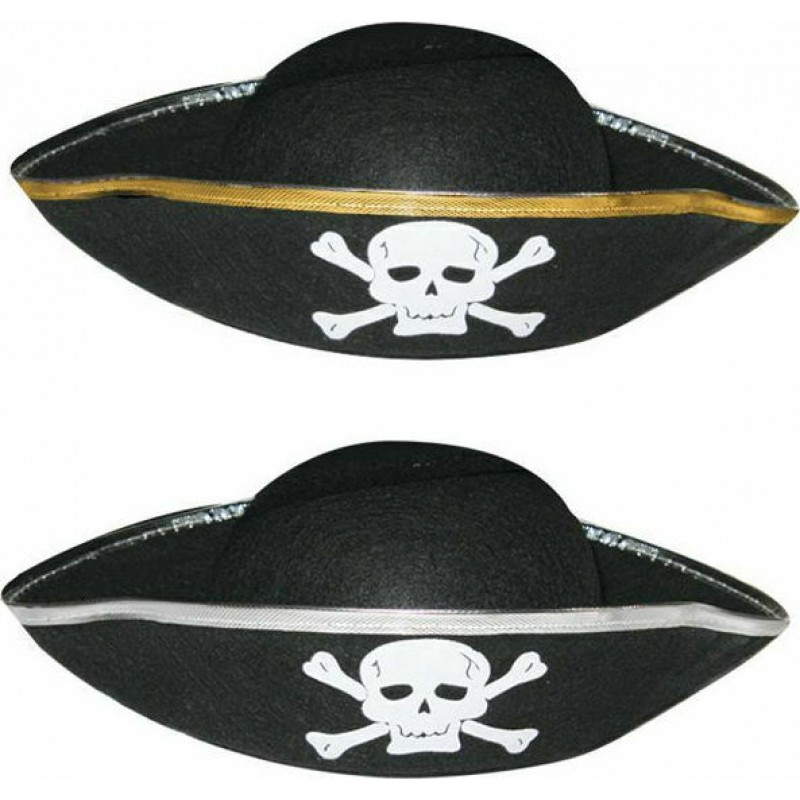 Αποκριάτικο Καπέλο Πειρατή 34x24x10Cm