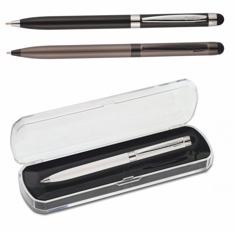 Στύλο Ball Point Touch Pen 599 Τιτάνιο Crystal Box Sc-599-5Crb Scrikss