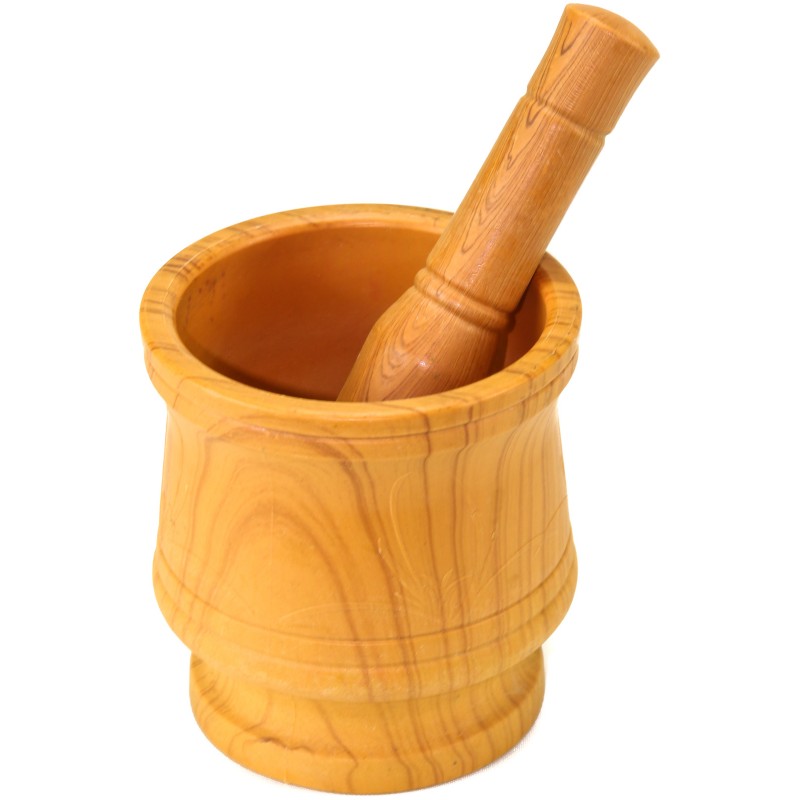 Γουδί Τύπου Ξύλου Από Πλαστικό 10.5x11x18cm Viosarp 