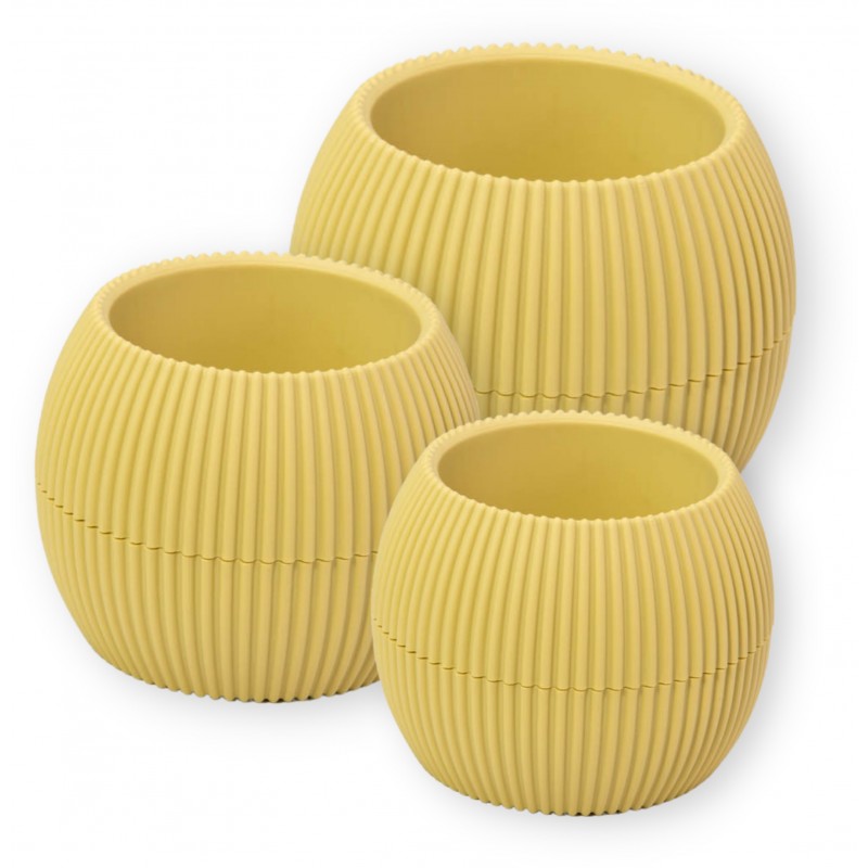 Γλάστρα Για Κάκτο Στρόγγυλη Coral No362 11.8x9.2cm 0.35L Με Πιάτο Viosarp 