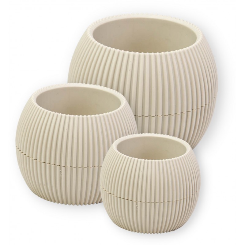 Γλάστρα Για Κάκτο Στρόγγυλη Coral No362 11.8x9.2cm 0.35L Με Πιάτο Viosarp 