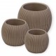 Γλάστρα Για Κάκτο Στρόγγυλη Coral No362 11.8x9.2cm 0.35L Με Πιάτο Viosarp 