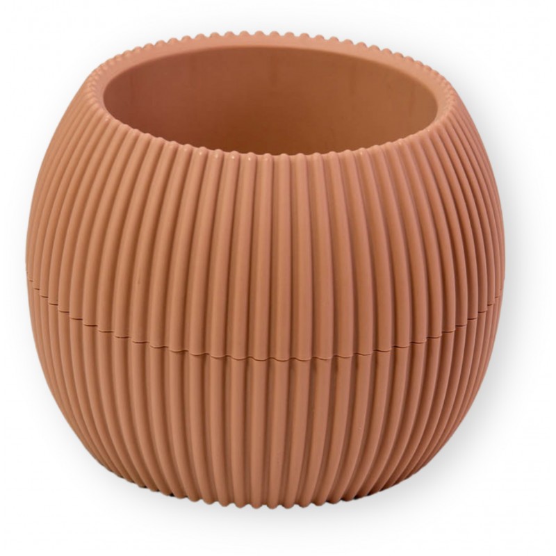 Γλάστρα Για Κάκτο Στρόγγυλη Coral No362 11.8x9.2cm 0.35L Με Πιάτο Viosarp 