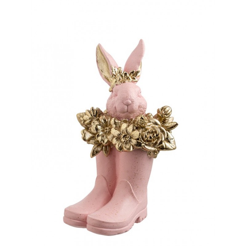 ΠΟΛΥΕΣΤΕΡΙΚΗ ΜΠΟΤΑ ΜΕ ΛΑΓΟ ΛΕΥΚΗ ΡΟΖ 10,5Χ10,5Χ19ΕΚ