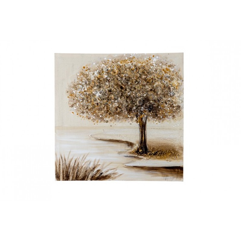Πίνακας Σε Καμβά Δέντρο 60x60x3Εκ Zen