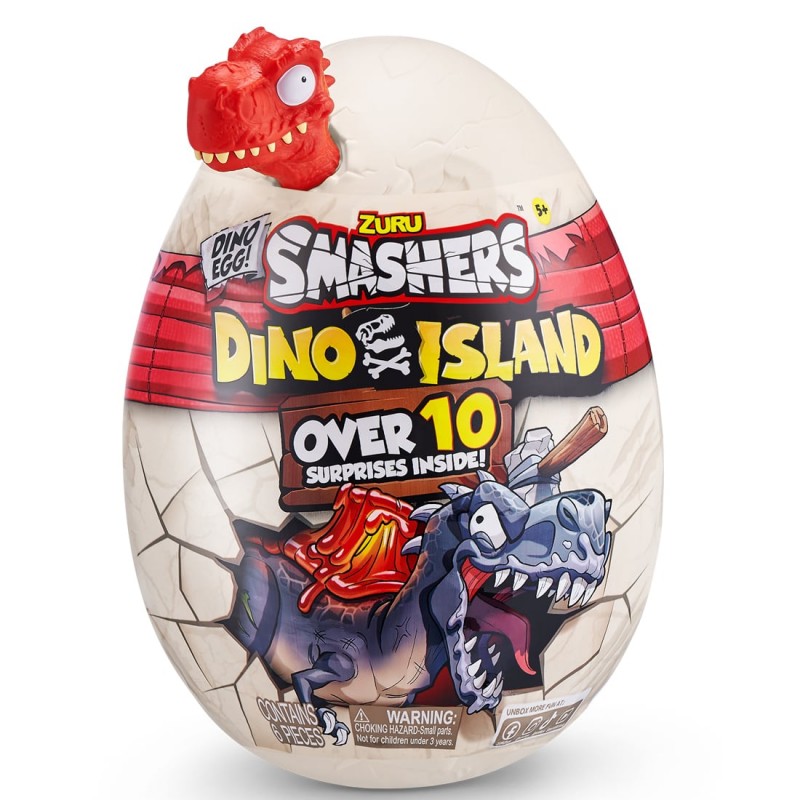 Αυγό Δεινοσαύρου Μεσαίο Smashers S5 Dino Island