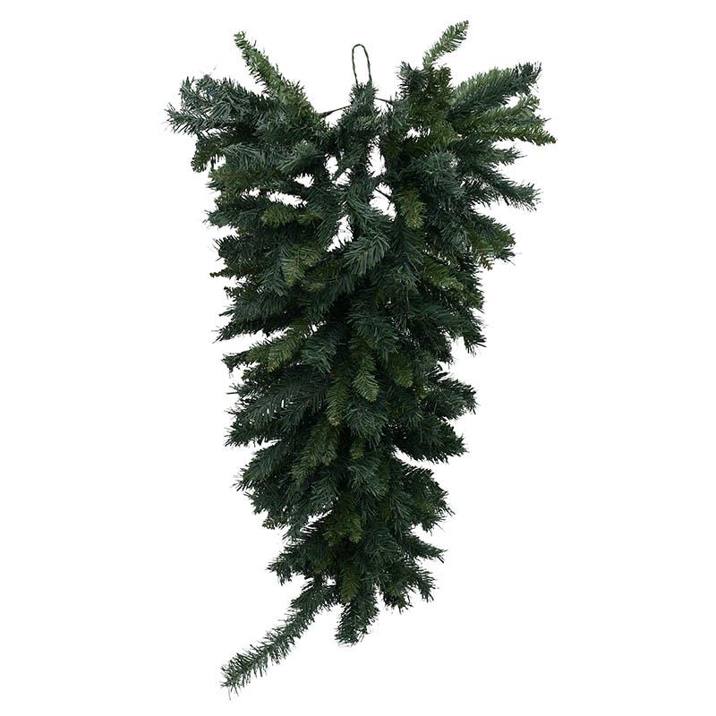 Δέντρο Χριστουγεννιάτικο Ανάποδο Μισό Πράσινο Υ 120εκ Inart