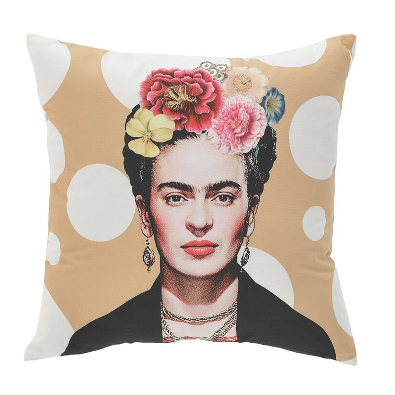 Μαξιλάρι Υφασμάτινο Κίτρινο Frida Kahlo 45x45