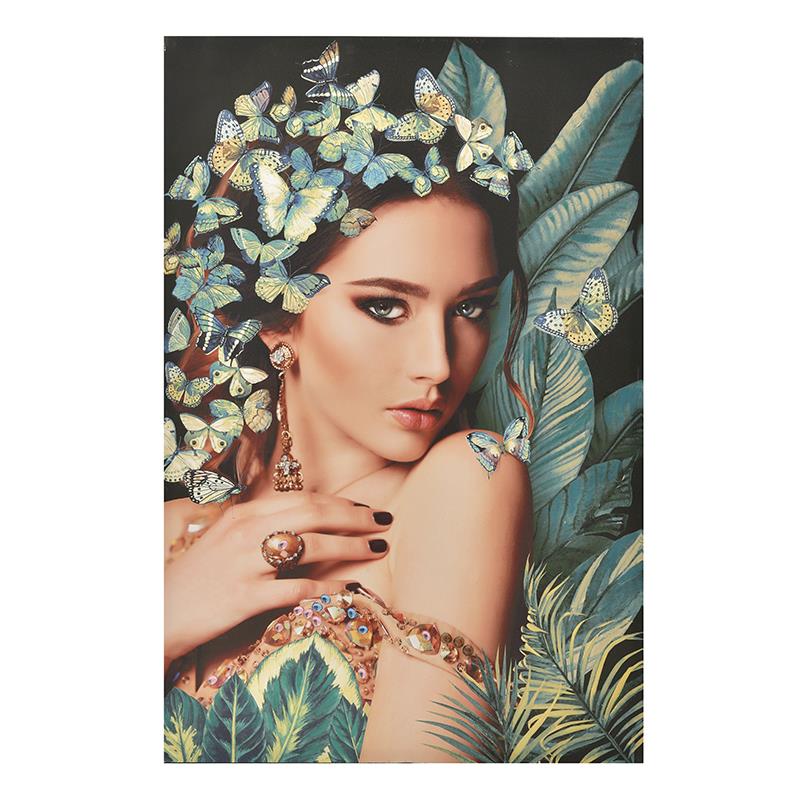 Πίνακας Καμβάς Γυναικεία Φιγούρα 80x120Εκ