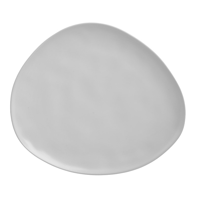 Πιάτο Φαγητού Κεραμικό Λευκό Φ30 Click 